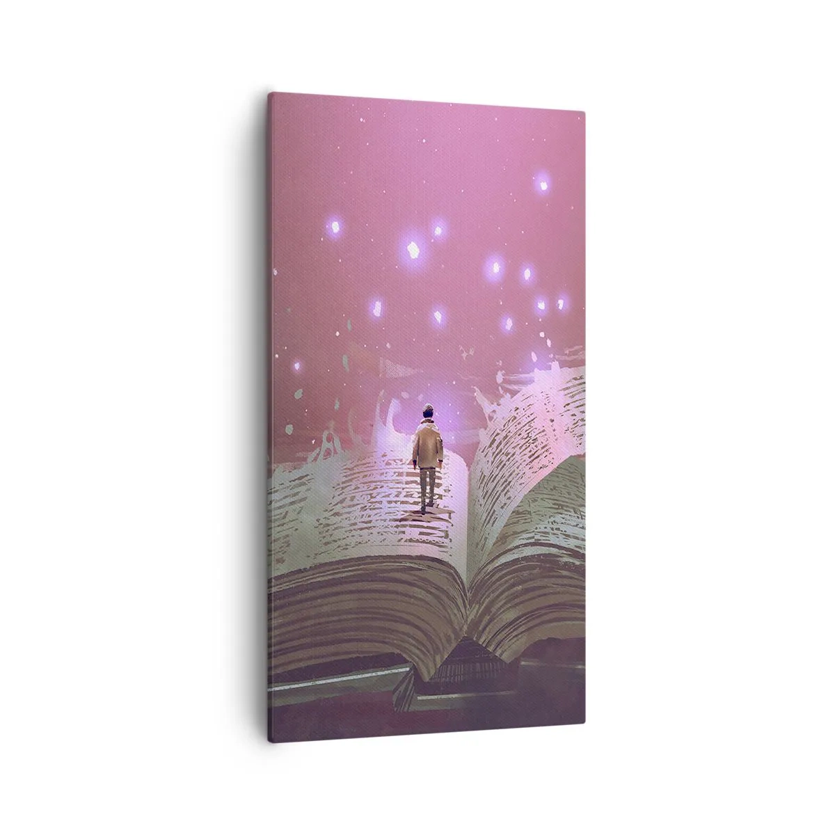 Quadro su tela - Stampe su Tela - Invito ad un altro mondo: leggi! - 55x100 cm