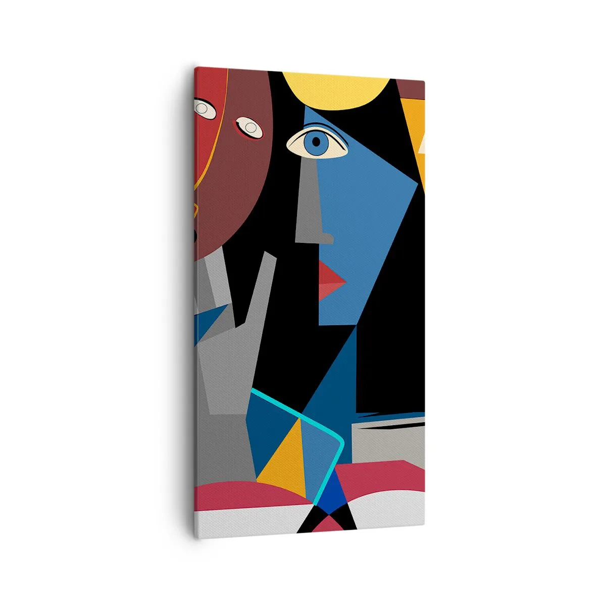 Quadro su tela - Stampe su Tela - Dialogo di cubisti - 55x100 cm