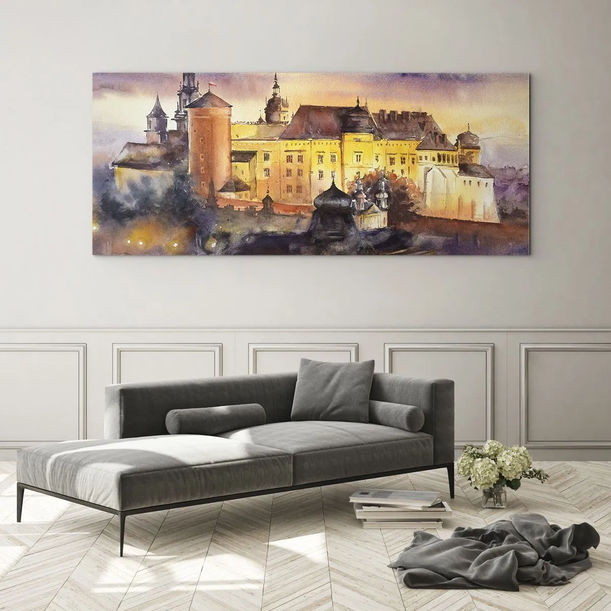 Quadro su vetro - Storia e fiaba - 100x40 cm