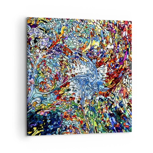 Quadro su tela - Stampe su Tela - Vetrate a gocce - 60x60 cm