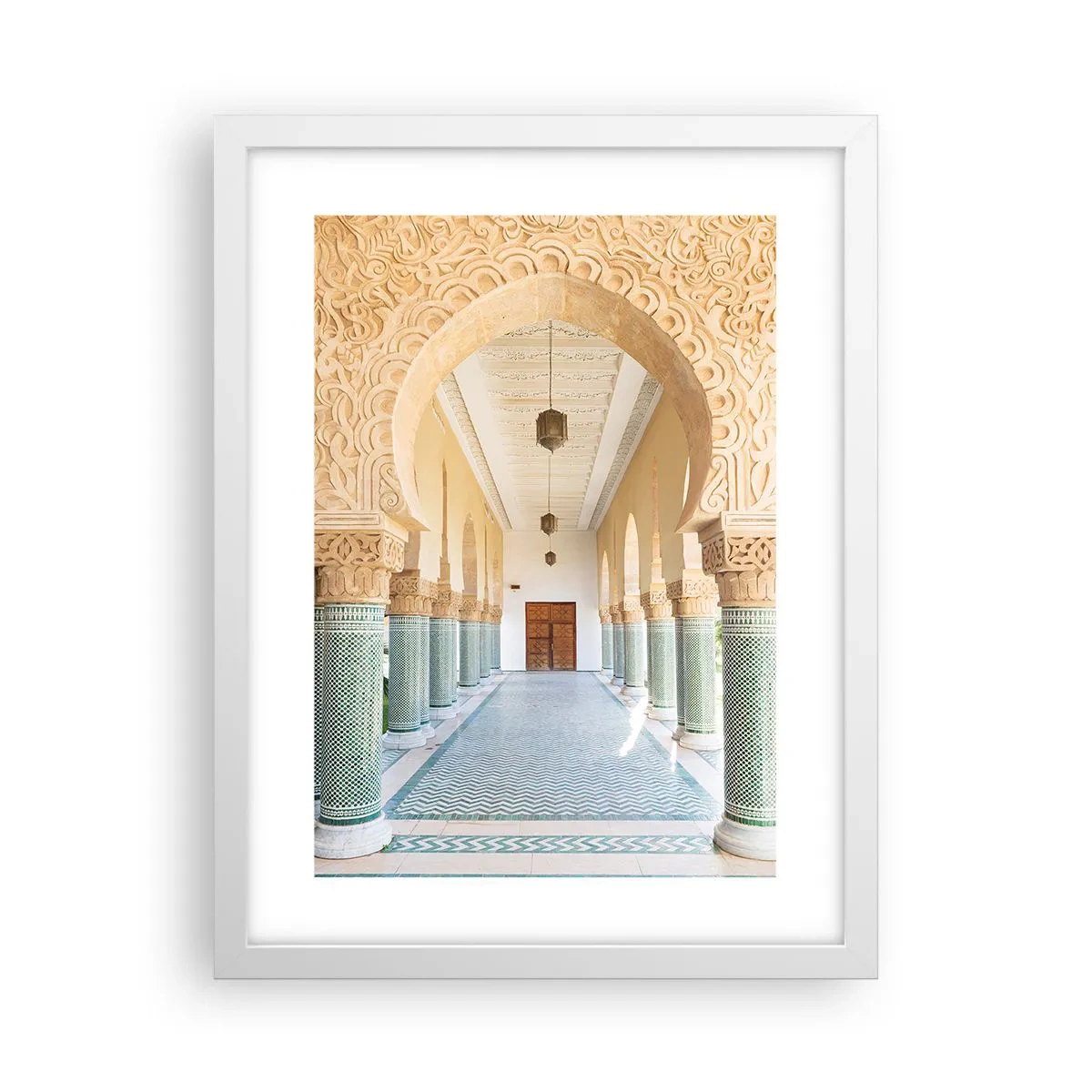 Poster in cornice bianca - Dai racconti di Sherazade - 30x40 cm