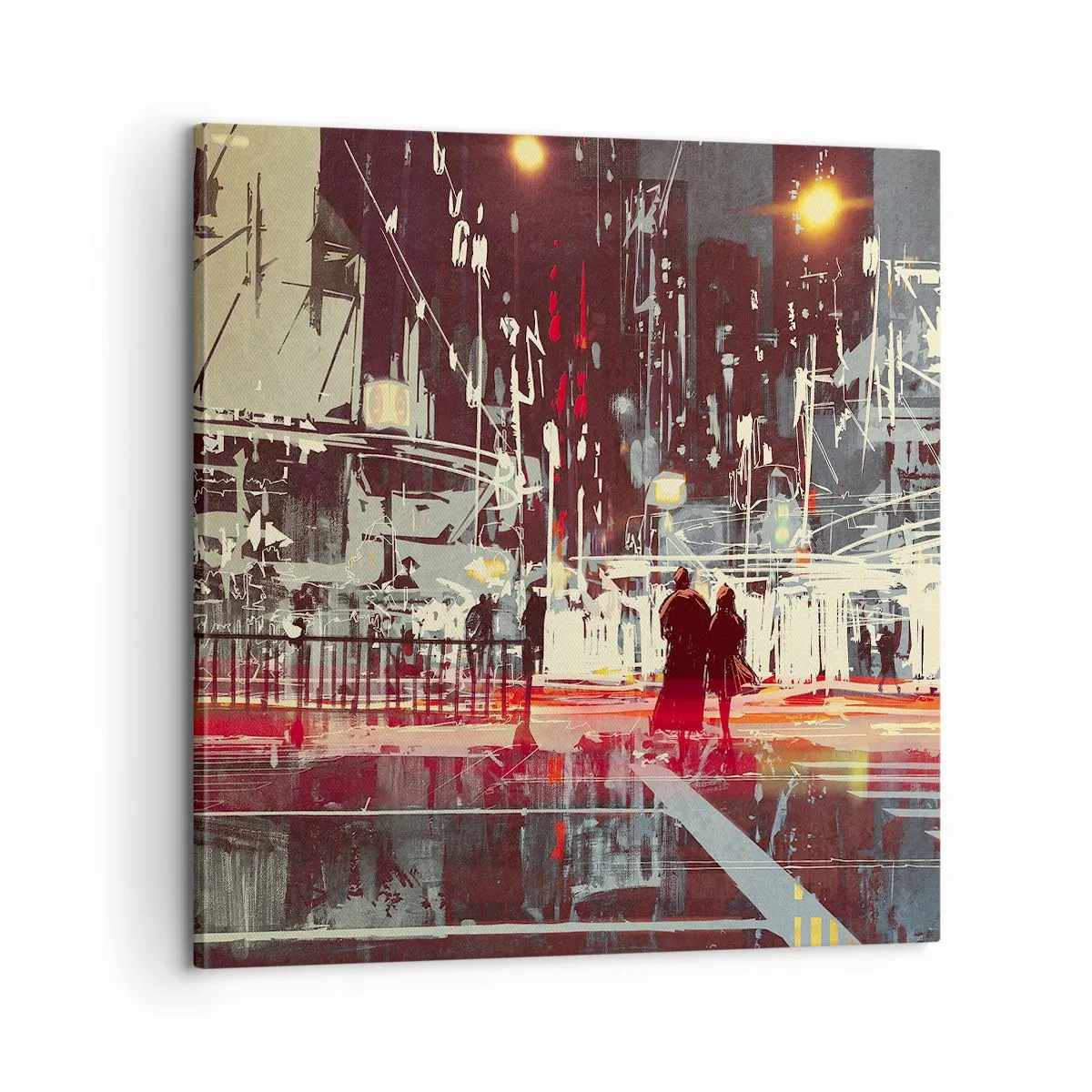 Quadro su tela - Stampe su Tela - Viaggio nella grande città - 60x60 cm