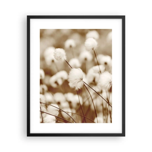 Poster in cornice nera - Campo di morbidezza - 40x50 cm
