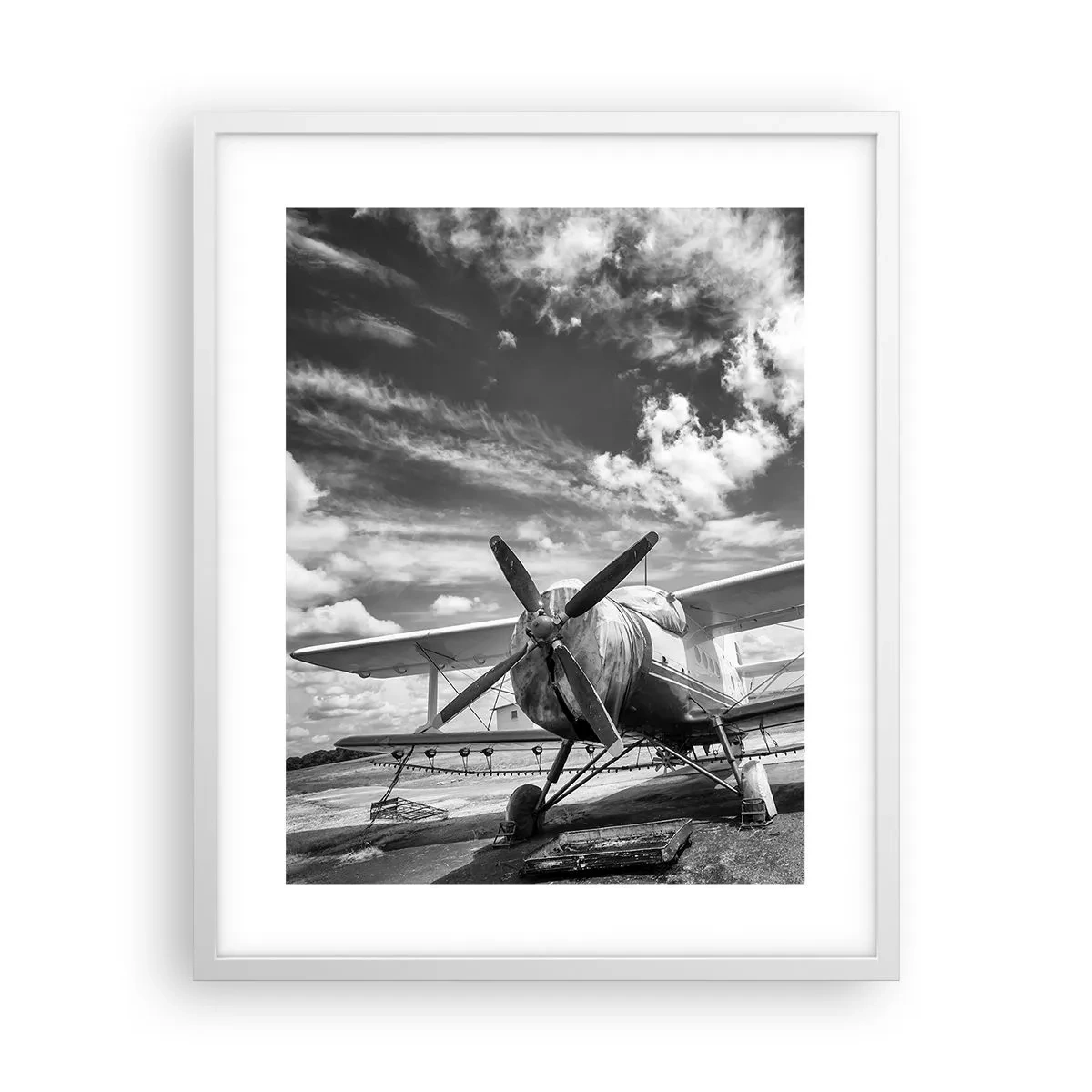 Poster in cornice bianca - Non vedo l'ora! - 40x50 cm