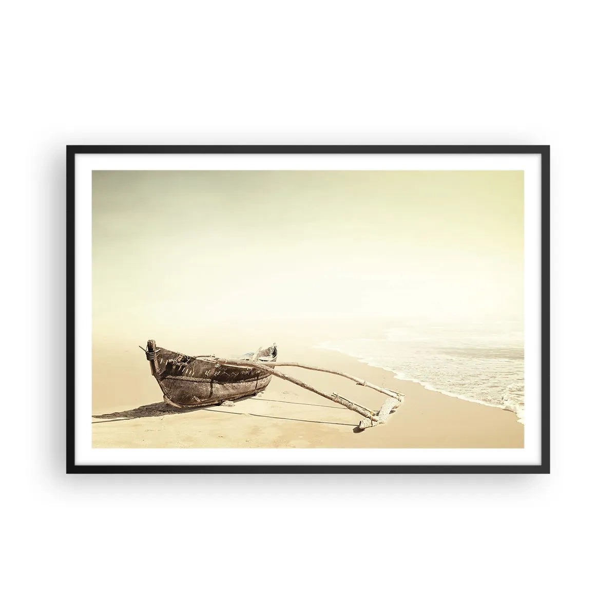 Poster in cornice nera - Ricordo dei mari del sud - 91x61 cm