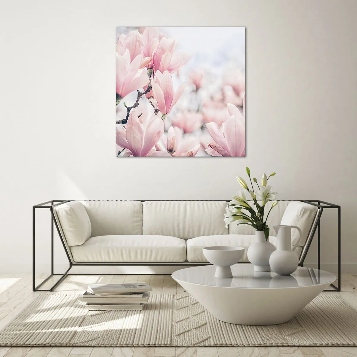 Quadro su vetro - Ideale di delicatezza - 50x50 cm