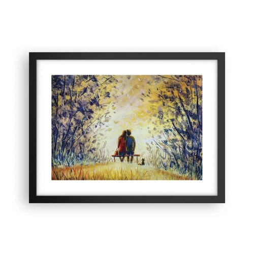 Poster in cornice nera - Attimo magico - 40x30 cm