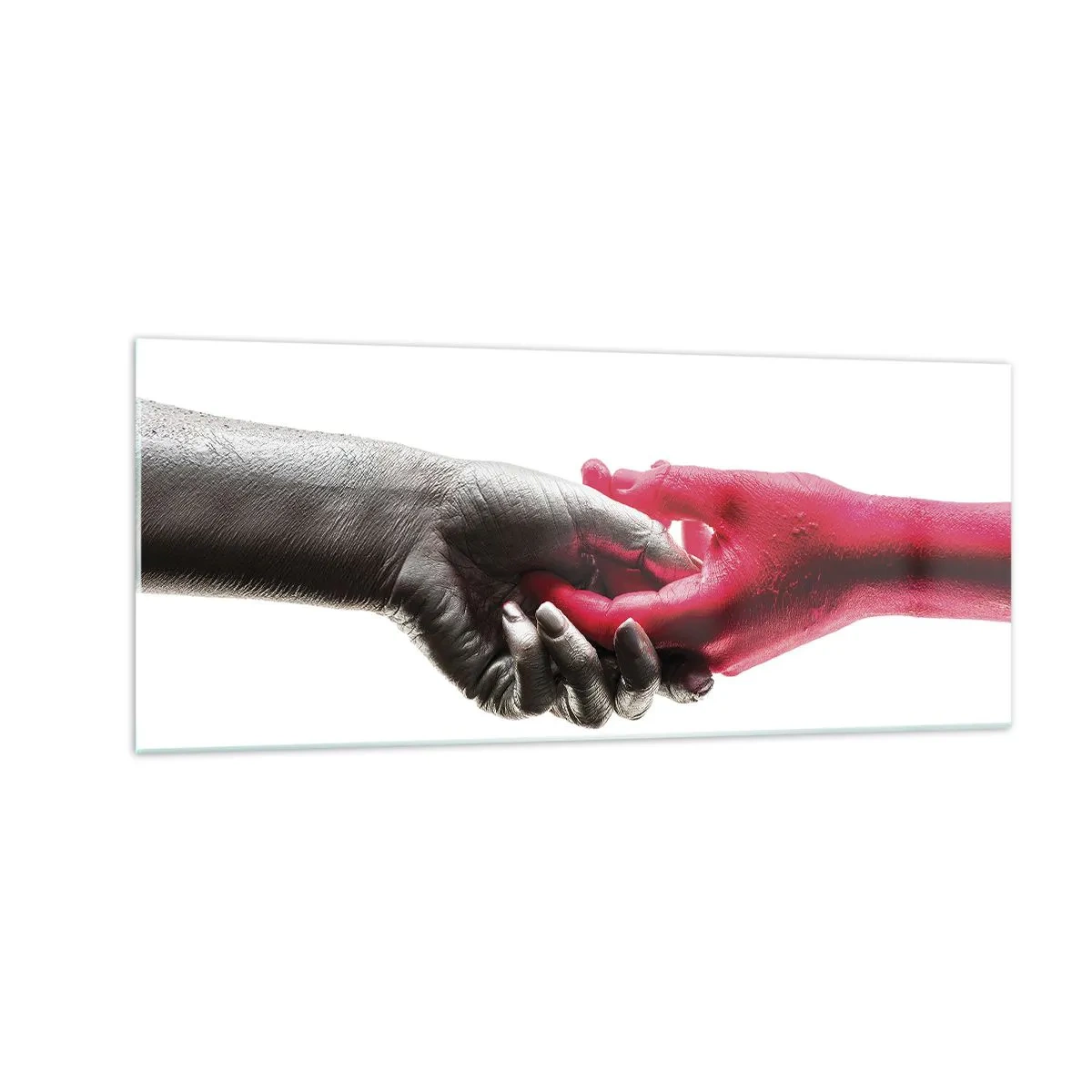 Quadro su vetro - Insieme, sebbene diversi - 100x40 cm