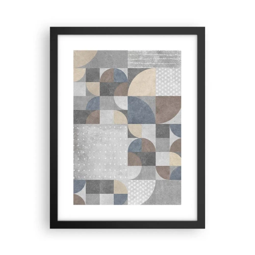 Poster in cornice nera - Fantasia di ceramica - 30x40 cm