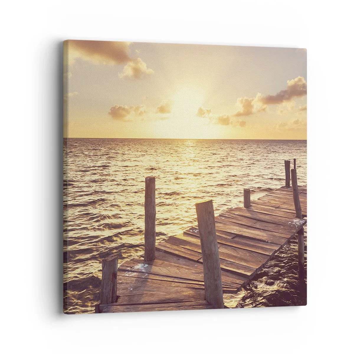 Quadro su tela - Stampe su Tela - Il paese dorato della mitezza - 40x40 cm