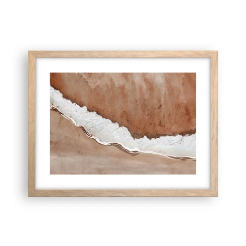 Poster in cornice rovere chiaro - Nei colori della terra - 40x30 cm