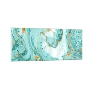 Quadro su vetro - La grande onda del periodo Edo - 100x40 cm