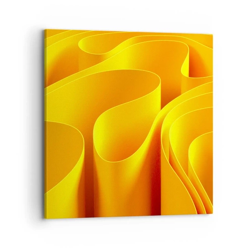 Quadro su tela - Stampe su Tela - Come onde di sole - 70x70 cm