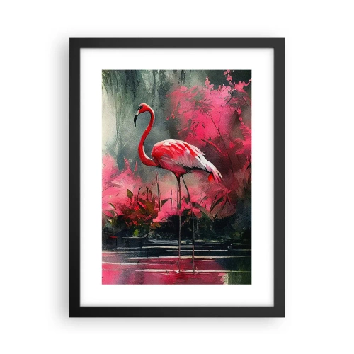 Poster in cornice nera - Lezione di naturale eleganza - 30x40 cm