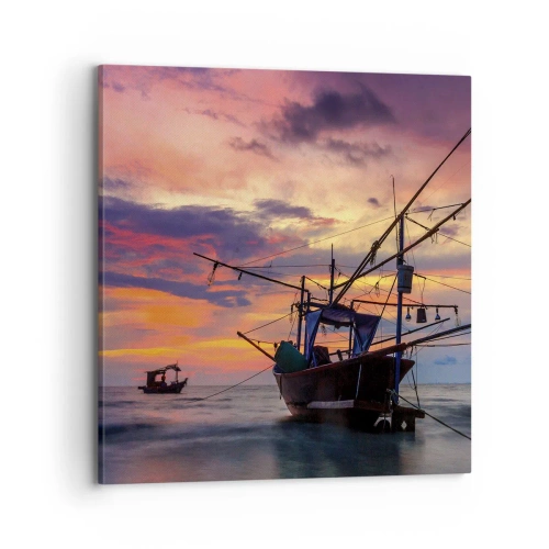 Quadro su tela - Stampe su Tela - Sera esotica - 70x70 cm