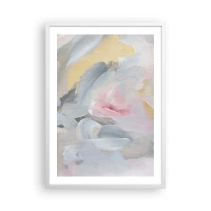 Poster in cornice bianca - Nel mondo pastello - 50x70 cm
