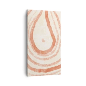 Quadro su tela - Stampe su Tela - Cerchi di corallo - 45x80 cm