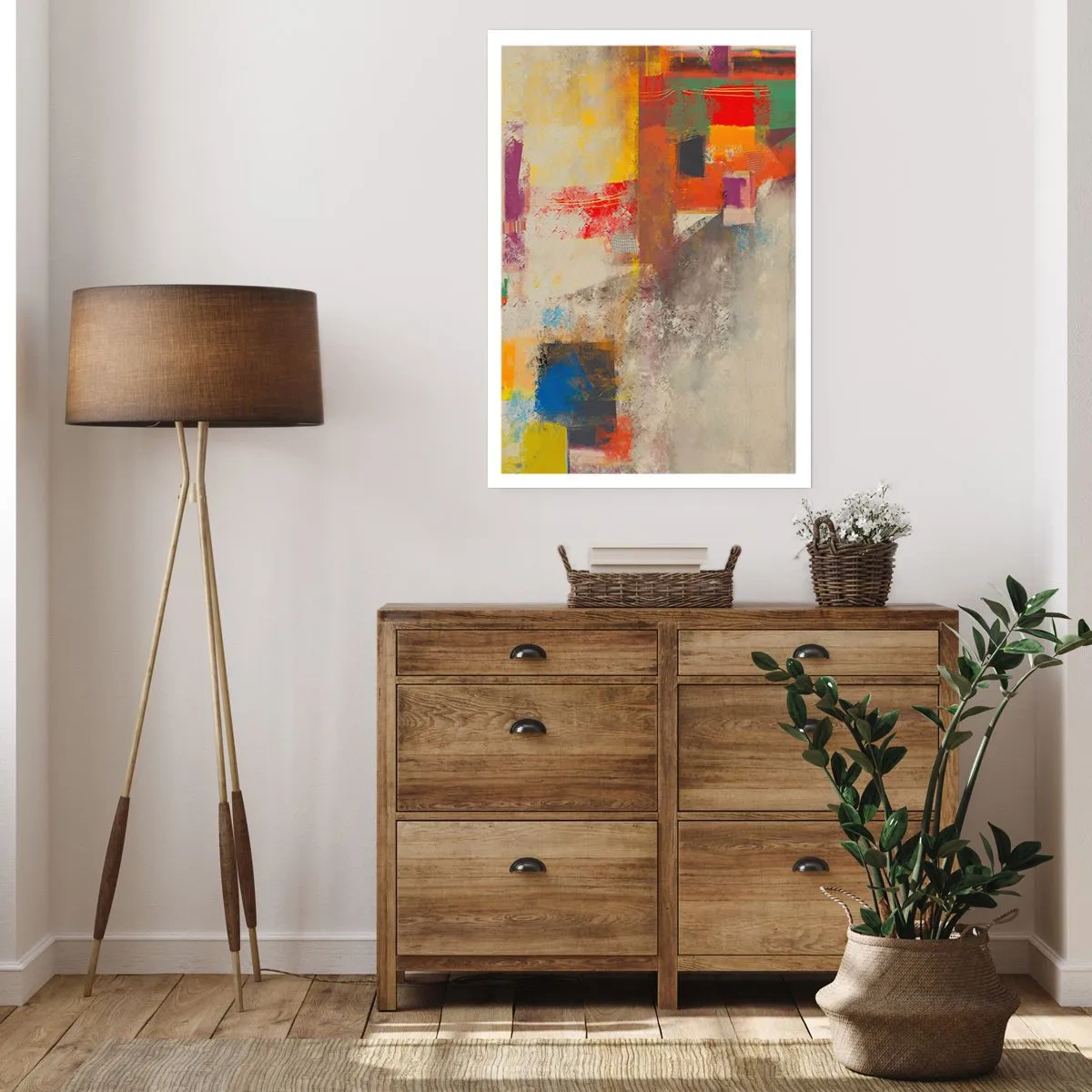 Poster - Geometria dei colori - 30x40 cm