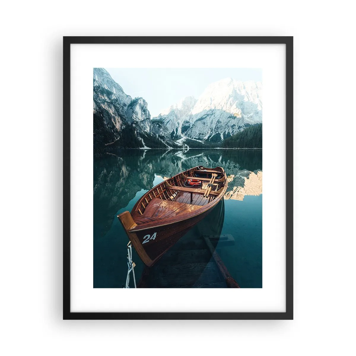 Poster in cornice nera - Come dipinto sul vetro - 40x50 cm