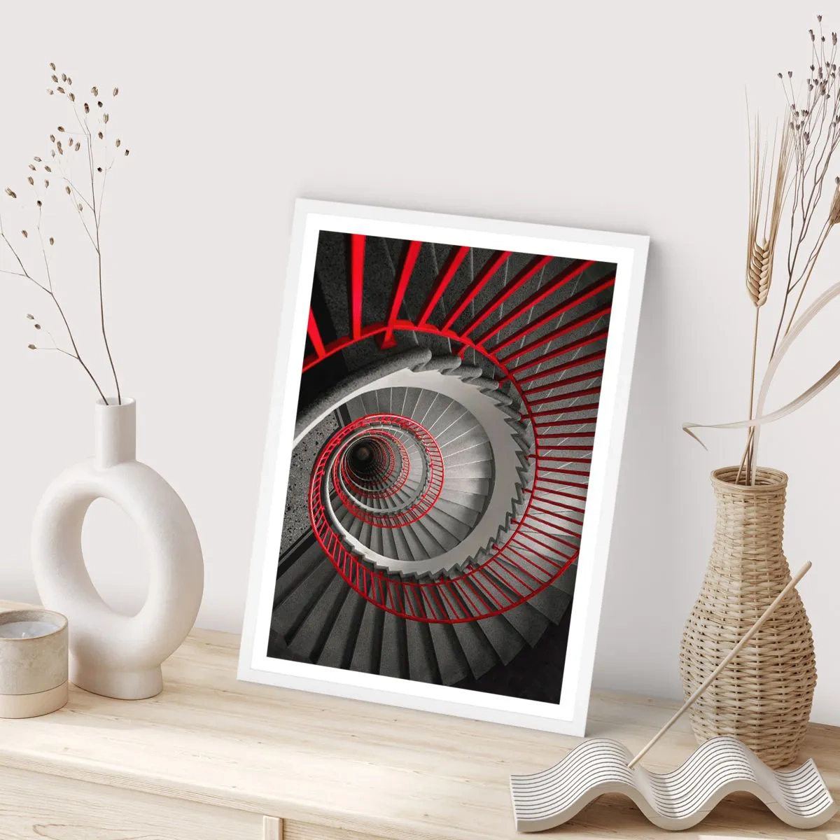 Poster in cornice bianca - I giochi dell'architettura - 40x50 cm