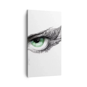 Quadro su tela - Stampe su Tela - Bella e pronta all'attacco - 45x80 cm