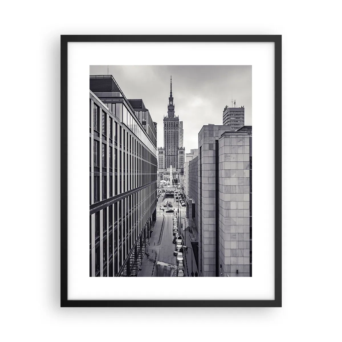 Poster in cornice nera - La valle di Varsavia - 40x50 cm