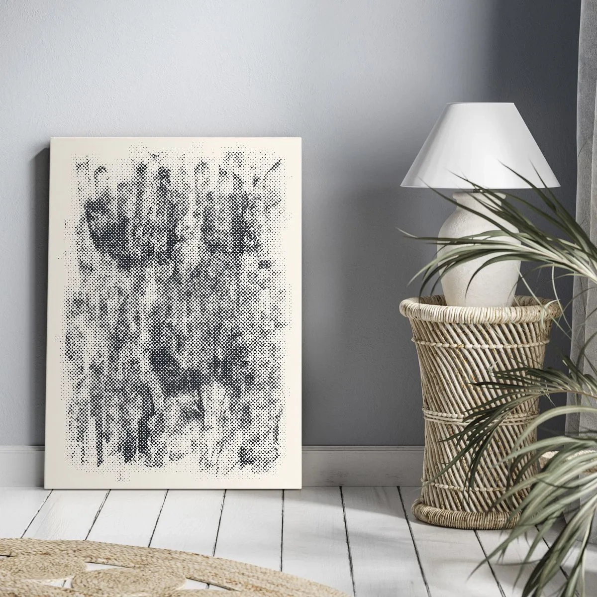 Quadro su tela - Stampe su Tela - Composizione nebbiosa - 55x100 cm