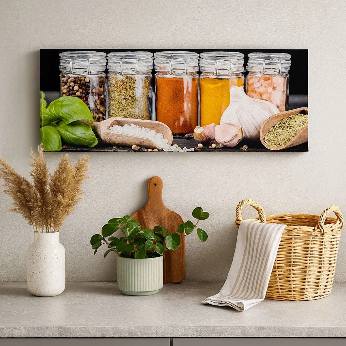 Quadro su tela - Stampe su Tela - Perché la vita abbia sapore - 100x40 cm