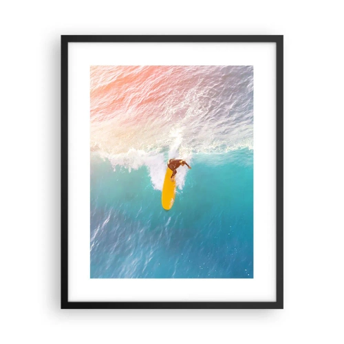 Poster in cornice nera - Il cavaliere dell'oceano - 40x50 cm