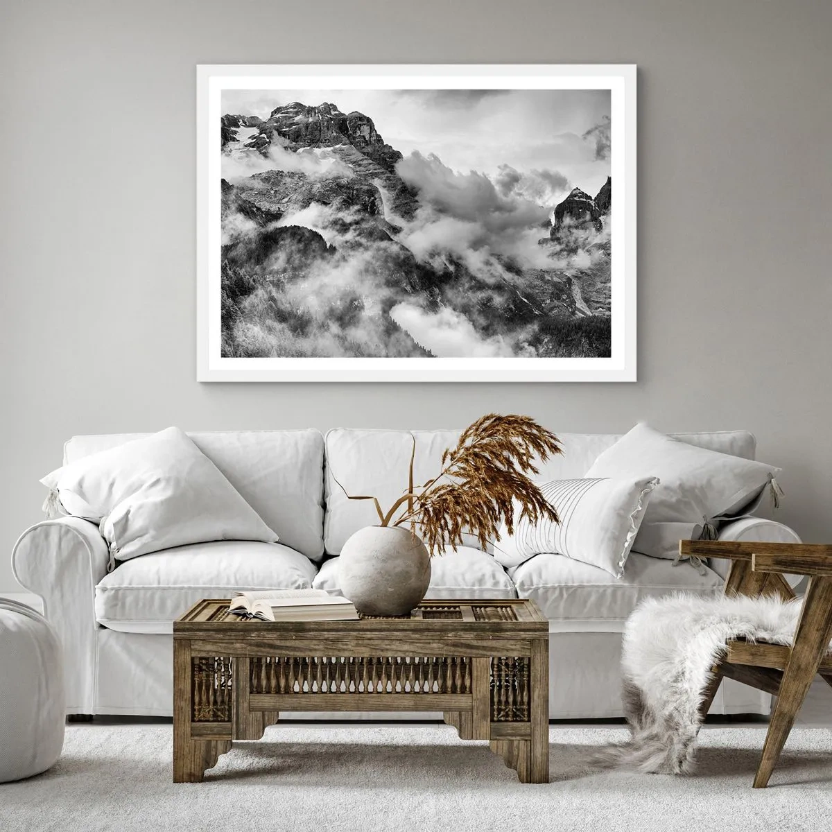 Poster in cornice bianca - Belli e terribili - 50x50 cm