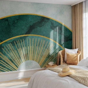 Fotomurali Premium Sand - Un altro sistema solare - Art Deco, Moderno, Astrazione - 150x105 cm