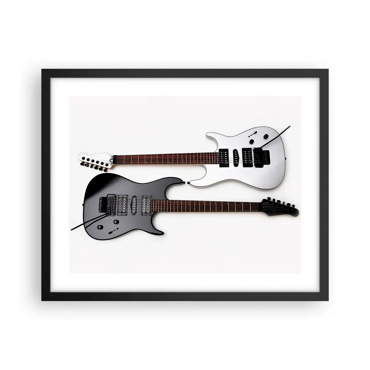 Poster in cornice nera - Armonia delle forme - 50x40 cm