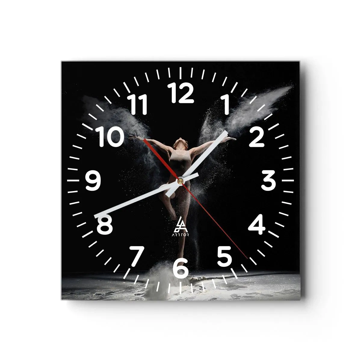 Orologio da parete - Orologio in Vetro - Gli elfi esistono - 40x40 cm