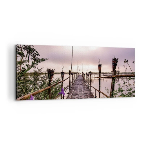 Quadro su tela - Stampe su Tela - Pace e silenzio dell'Asia - 100x40 cm