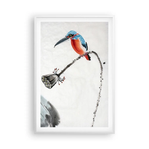 Poster in cornice bianca - La vita del prato - 61x91 cm