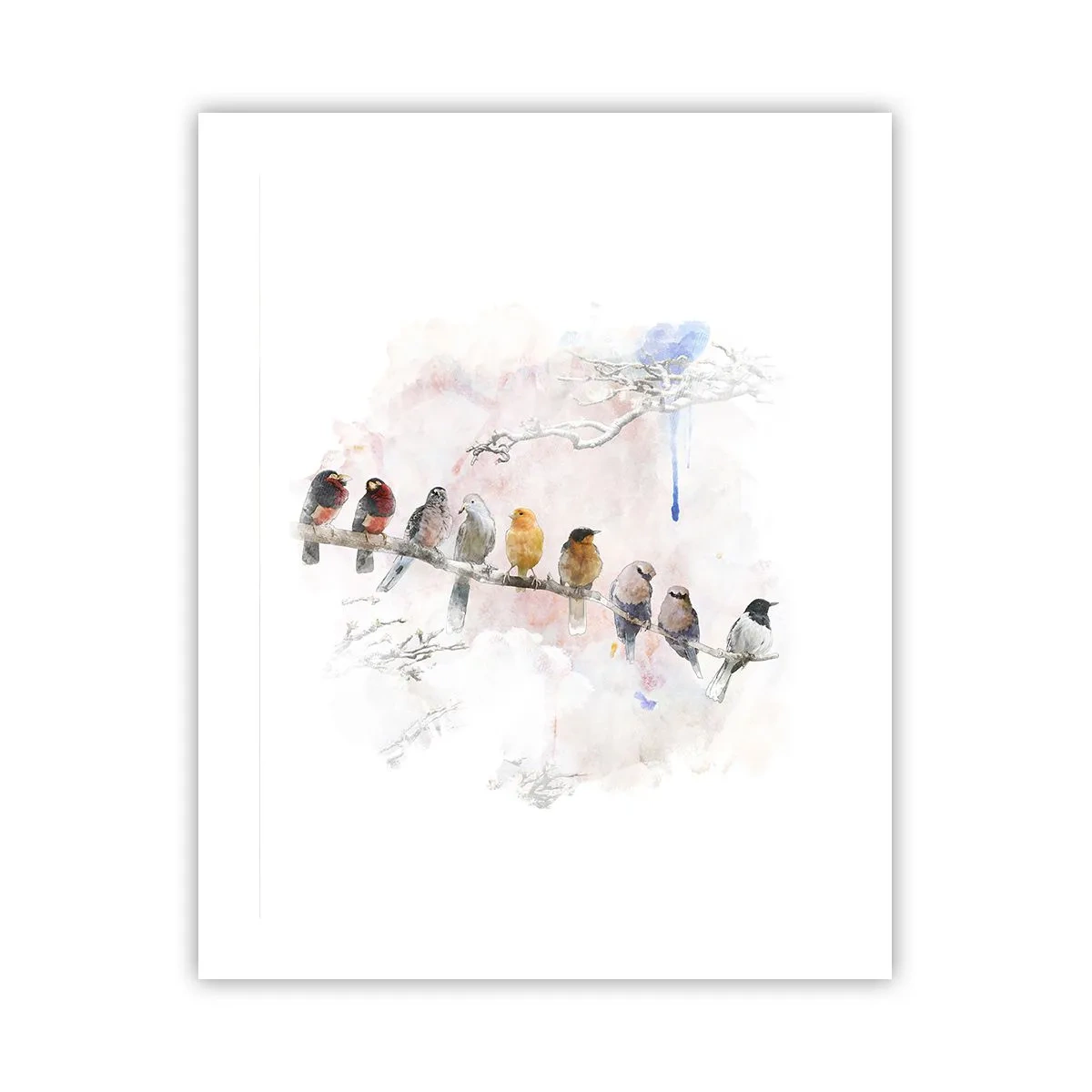 Poster - Incontro alato - 40x50 cm