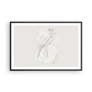 Poster in cornice nera - Errando con lo sguardo - 91x61 cm