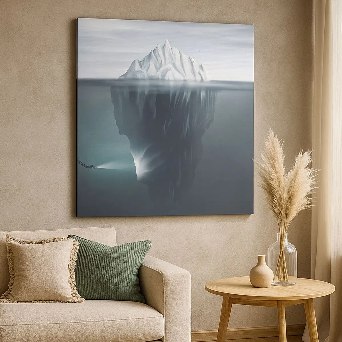 Quadro su tela - Stampe su Tela - Mistero sottomarino - 30x30 cm