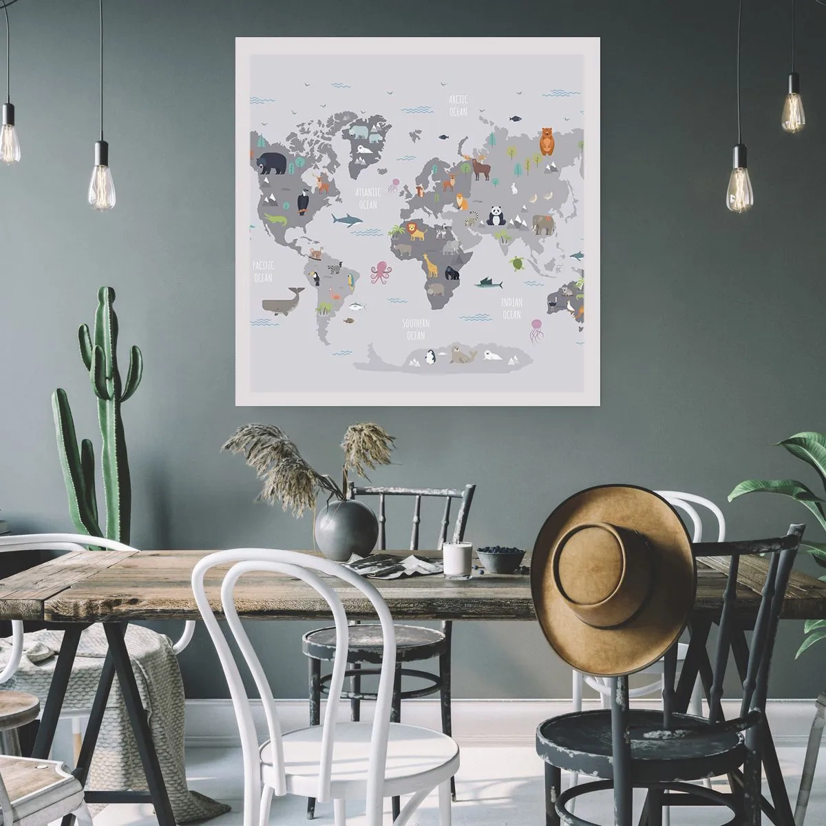 Poster - Dimmi di dove sei... - 60x60 cm