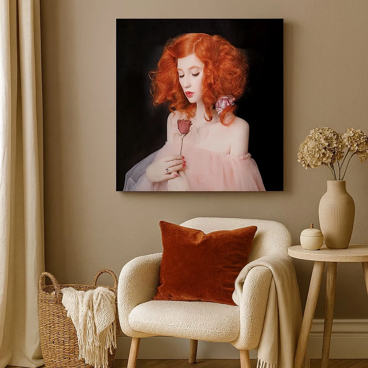 Quadro su tela - Stampe su Tela - In stile barocco - 30x30 cm