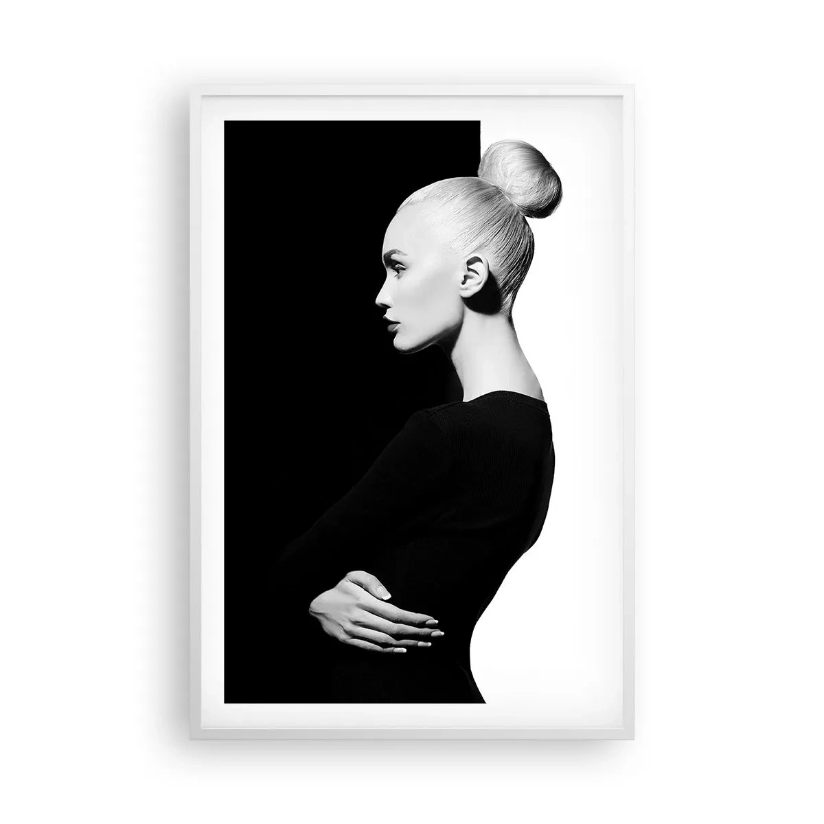 Poster in cornice bianca - Semplicemente donna - 61x91 cm
