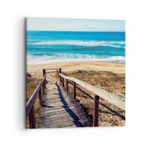 Quadro su tela - Stampe su Tela - Corri! - 70x70 cm