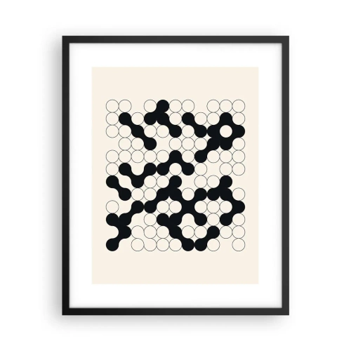 Poster in cornice nera - Gioco cinese: variazione - 40x50 cm
