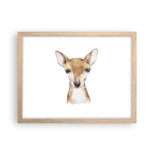 Poster in cornice rovere chiaro - La natura dell'innocenza - 40x30 cm