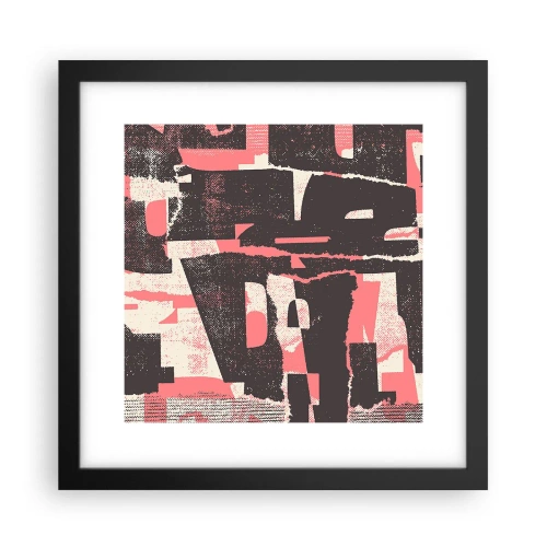 Poster in cornice nera - Tutto il rumore - 30x30 cm