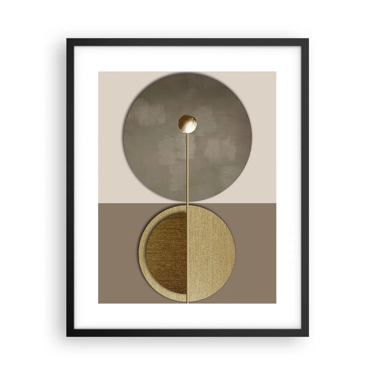 Poster in cornice nera - Equilibrio perfetto - 40x50 cm