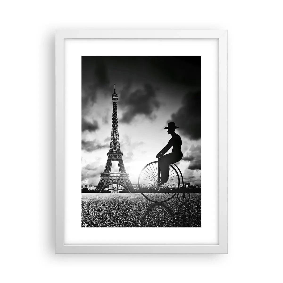 Poster in cornice bianca - Nostalgia della Belle Epoque - 30x40 cm