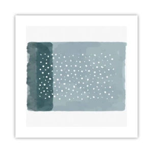 Poster - Spuntate nel blu - 40x40 cm