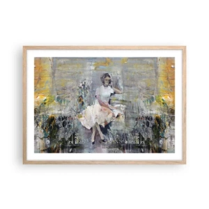 Poster in cornice rovere chiaro - Classica e moderna - 70x50 cm