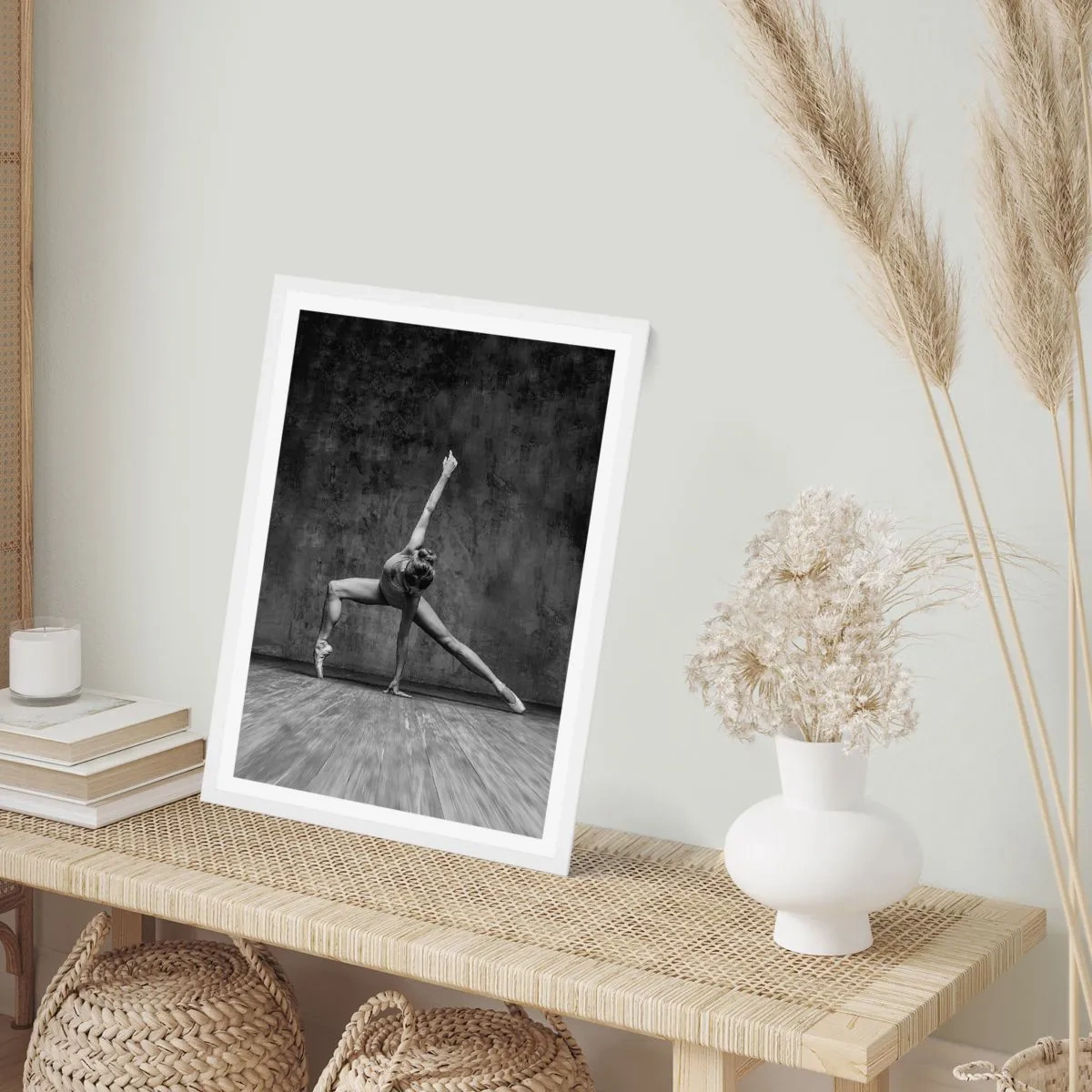 Poster in cornice bianca - Ideale di equilibrio - 30x40 cm